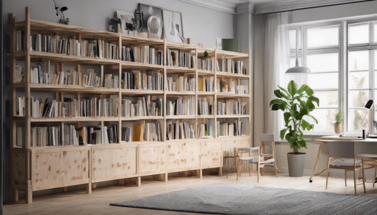 Comment construire une bibliothèque murale DIY avec des meubles IKEA ?