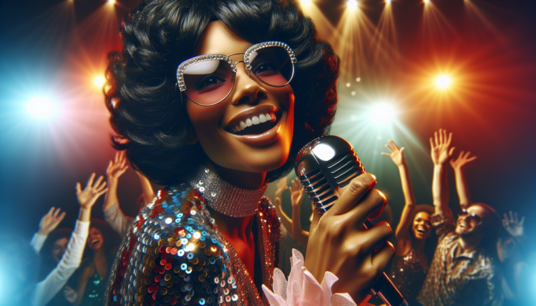 Chanteur disco Kool & The Gang brillant dans les années 70.