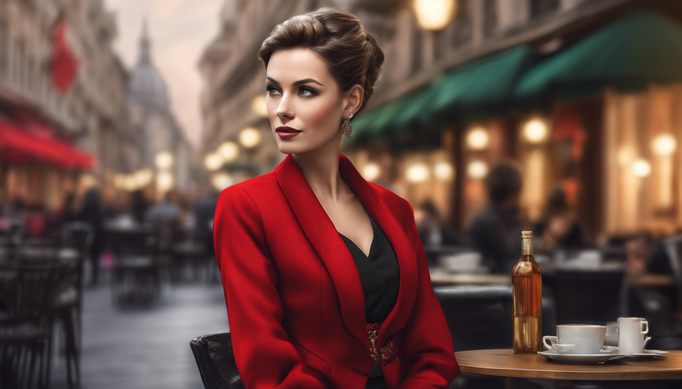découvrez le boléro rouge pour femme, un must-have de votre garde-robe qui allie élégance et confort. parfait pour rehausser vos tenues, il apporte une touche de couleur et s'adapte à toutes les occasions. ne manquez pas l'opportunité de vous démarquer avec ce vêtement intemporel!