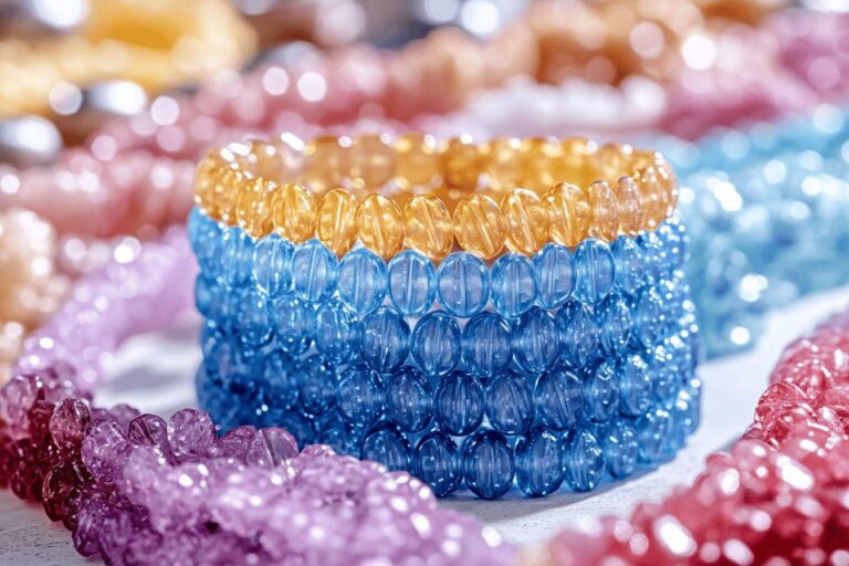 Comment créer un bracelet tendance avec des perles plates ?