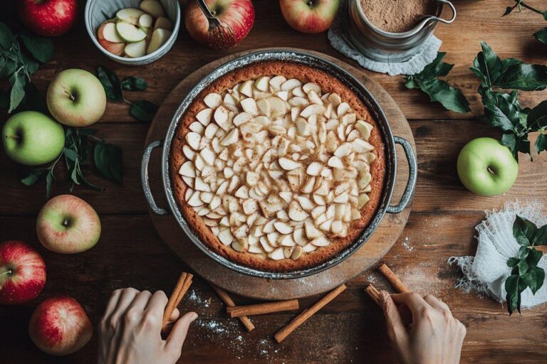 Comment préparer un délicieux gâteau aux pommes vegan ?