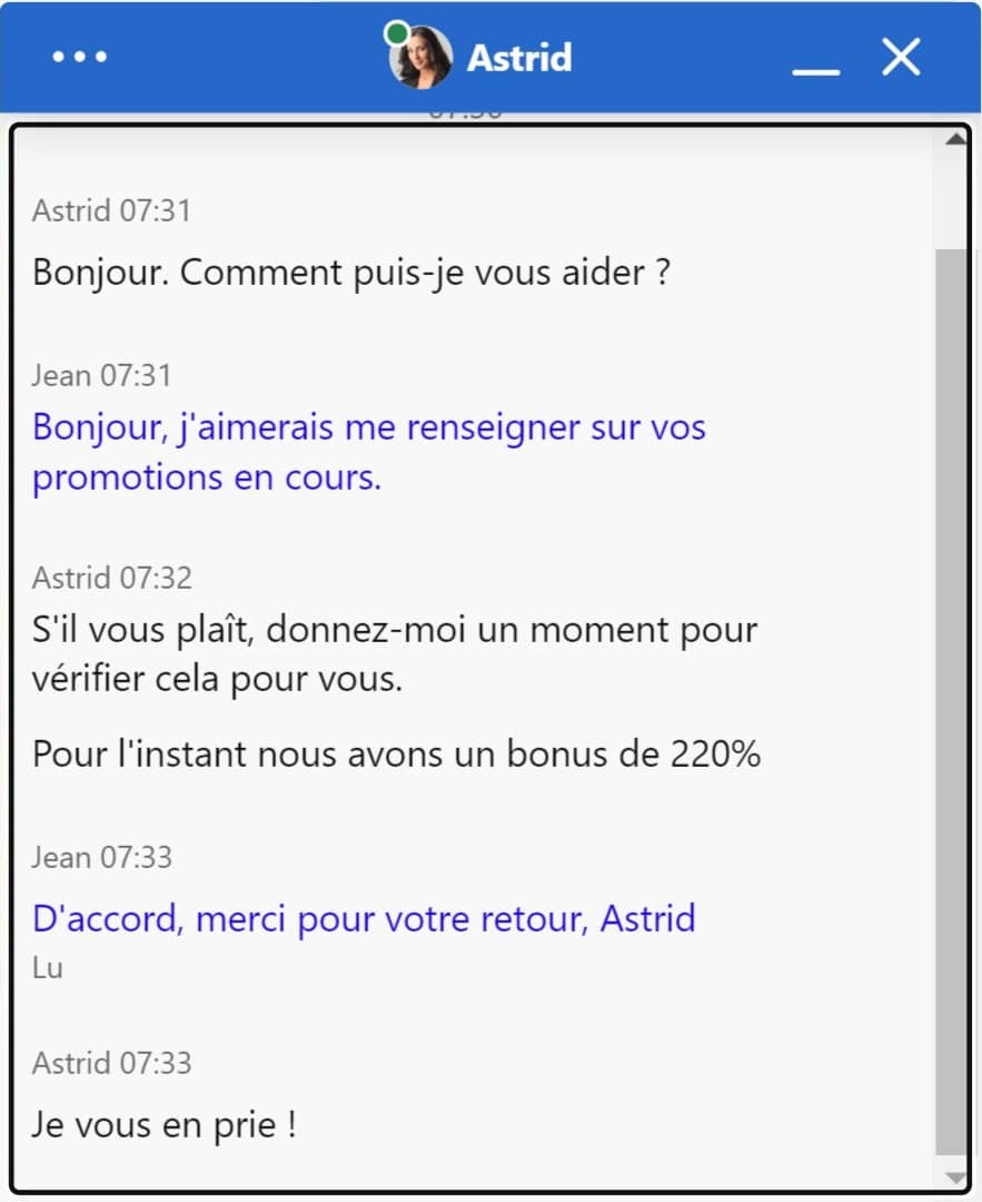 chat Europe Fortune Casino