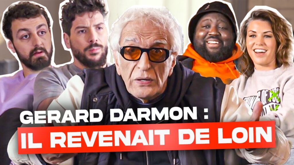Gérard Darmon lors d'une interview évoquant ses difficultés financières