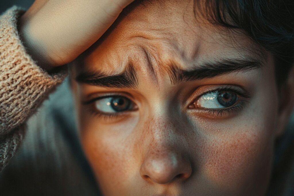 Que symbolise un cuir chevelu qui gratte sur le plan spirituel ?