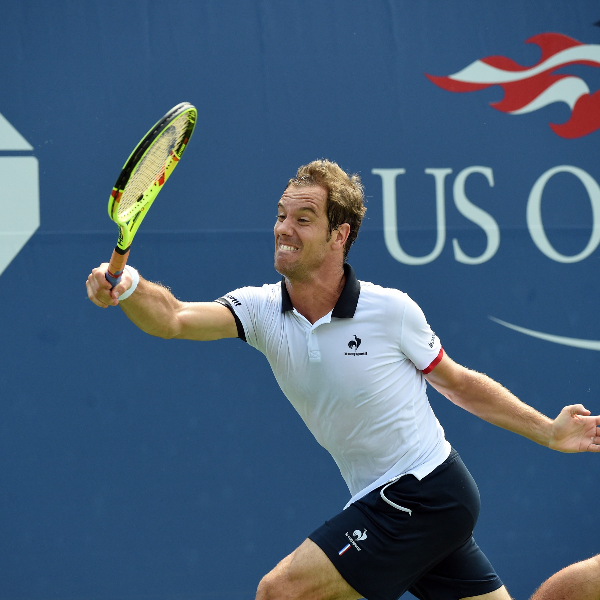 Richard Gasquet en action à l'US Open